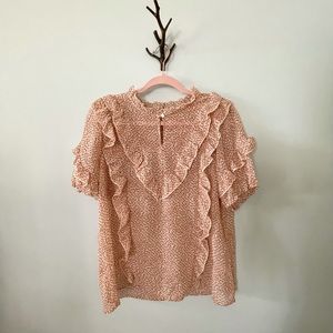 Böhme Brown Floral Blouse M